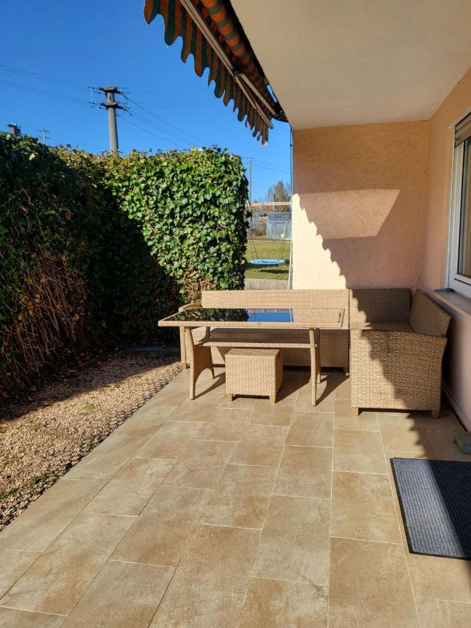 Ferienwohnung Naehe Legoland Mit Grossem Garten Und Terrasse Sontheim an der Brenz 외부 사진