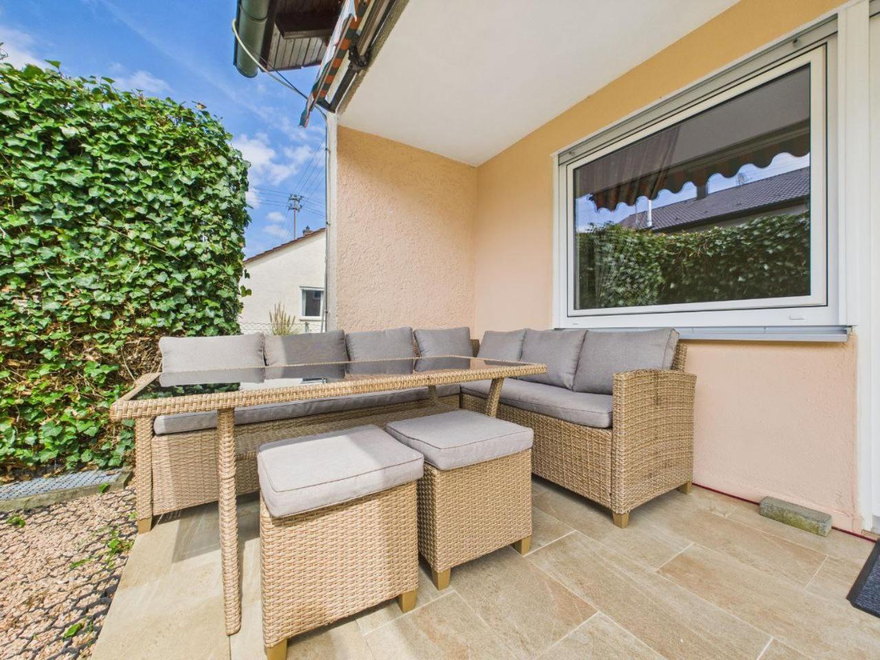 Ferienwohnung Naehe Legoland Mit Grossem Garten Und Terrasse Sontheim an der Brenz 외부 사진
